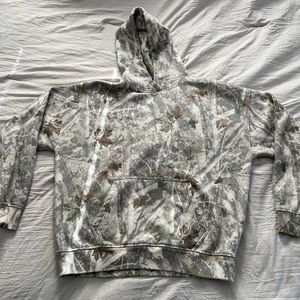 Abercrombie grey camo hoodie